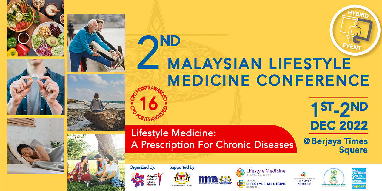 European Wellnes Malaysian Lifestyle Medicine Conference banner